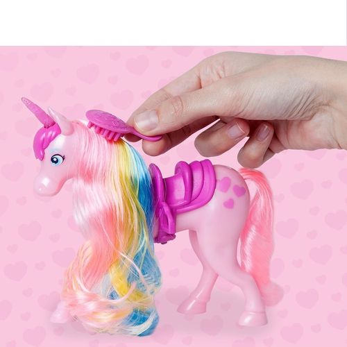 Kookyloos Tęczowy Jednorożec Różowy Konik Lalka Laleczka Iris na Arena.pl
