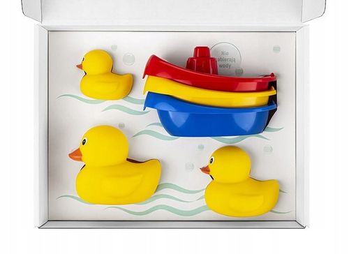 TULLO Zabawki do kąpieli BEZ DZIURKI łódki kaczki na Arena.pl