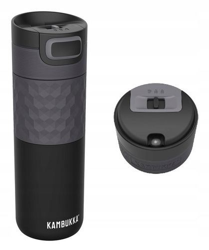 KAMBUKKA Etna Grip Czarny kubek termiczny 11-01010 0,5L na Arena.pl