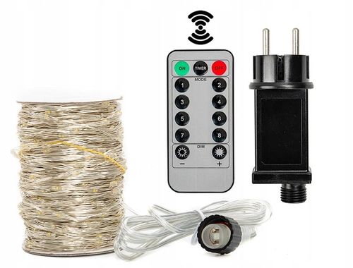 Lampki druciki mikro 1000LED 100 METRÓW + pilot na Arena.pl