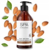 Olejek do masażu krocza olej ze słodkich migdałów z dozownikiem 500ml