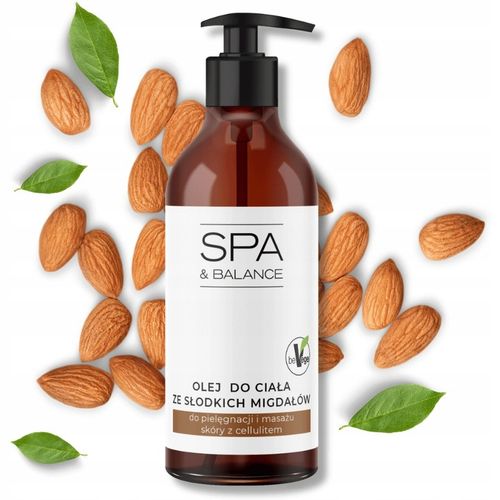 Olejek do masażu krocza olej ze słodkich migdałów z dozownikiem 500ml na Arena.pl