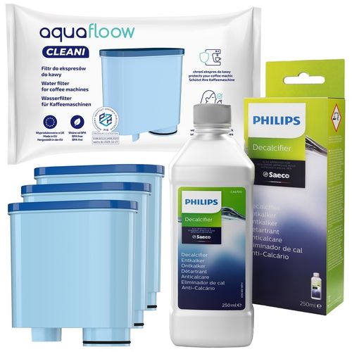 AquaFloow 3x filtr do ekspresu Philips Latte Go + odkamieniacz do ekspresu na Arena.pl