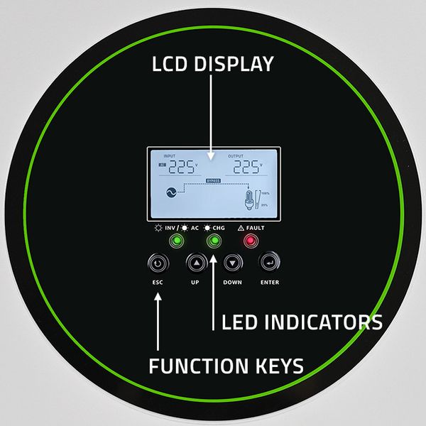 Inwerter Solarny Qoltec 6200W Off-Grid MPPT BMS zdjęcie 7