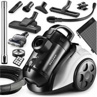 ODKURZACZ cyklonowy 4000W BEZWORKOWY TURBOSZCZOTKA FILTR HEPA 15w1 MOZ