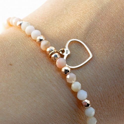 "Bransoletka OPAL HEMATYT SERCE 925" na Arena.pl