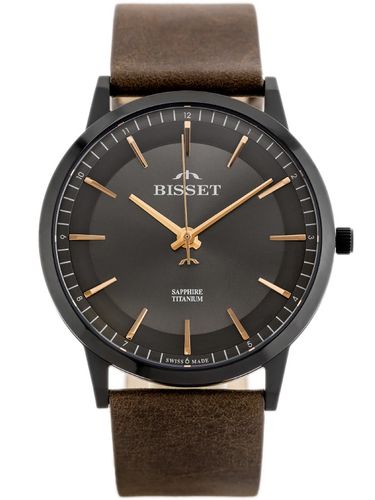ZEGAREK MĘSKI BISSET BSCF25 - TYTANOWY na Arena.pl