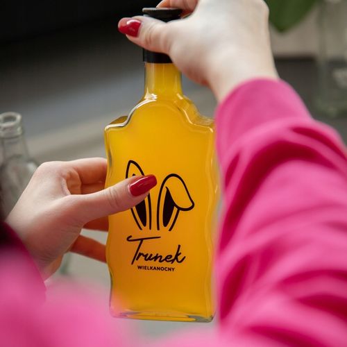 5x Butelki Szklane na WIELKANOC FALA 500ml z NADRUKIEM Na Likiery Nalewki na Arena.pl