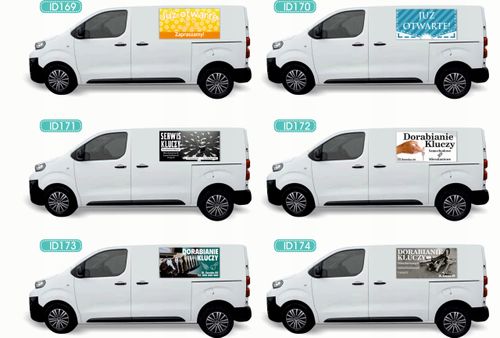 Reklama Naklejka na samochód wiele różnych wzorów WYMIANA BUTLI na Arena.pl