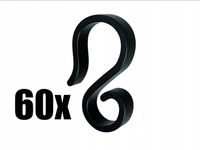 60x HACZYK RYNNOWY do lampek świątecznych wieszaki na rynnę