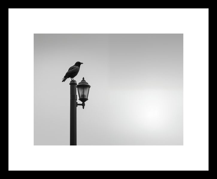 Plakat 20x15cm Samotny Postój Kruka zdjęcie 3