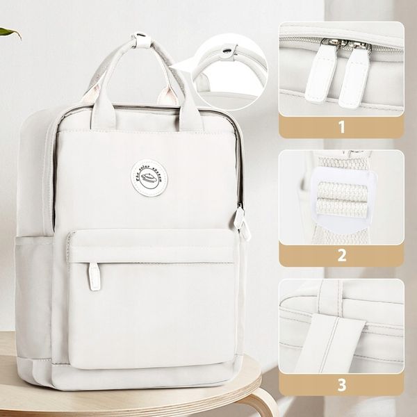 plecak szkolny mlodziezowy dla dziewczynki chlopca plecak damski miejski zdjęcie 5