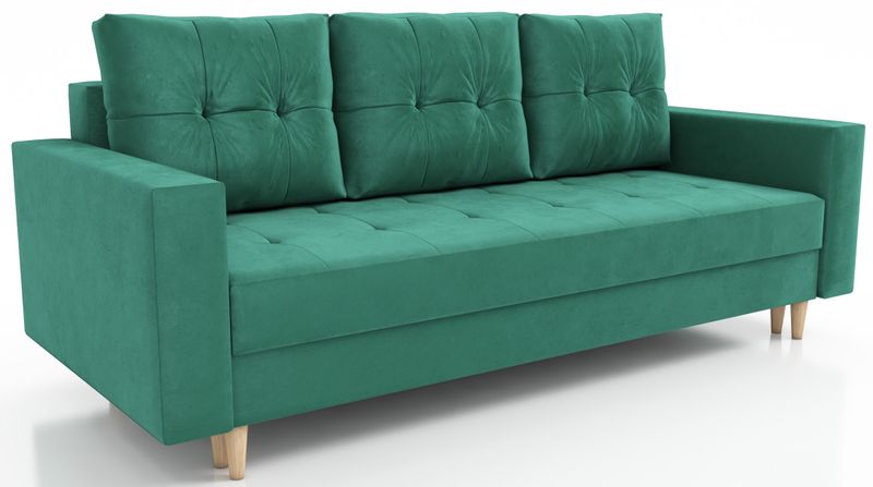 Kanapa SCANDI rozkładana, na sprężynach zdjęcie 1