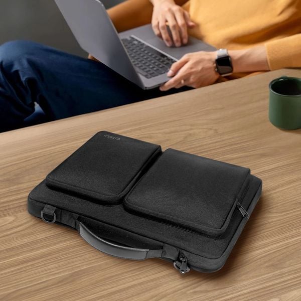 TECH-PROTECT DEFENDER BAG LAPTOP 15-16 BLACK zdjęcie 10