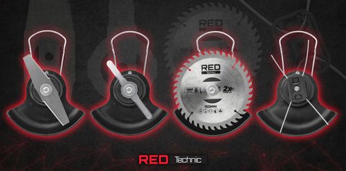 PODKASZARKA AKUMULATOROWA KOSA WYKASZARKA NA KOŁACH RED TECHNIC ZESTAW na Arena.pl