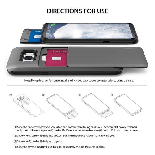 Etui Ringke Acces Wallet do Samsung Galaxy S8 (białe) na Arena.pl