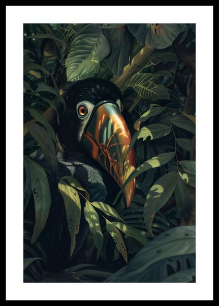 Plakat 30x45cm Skryty Tukan zdjęcie 3