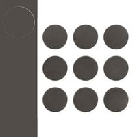 Zaślepka Na Meble Szafki Kolor Jasny Grafit fi 20mm 9 Sztuk ZM048