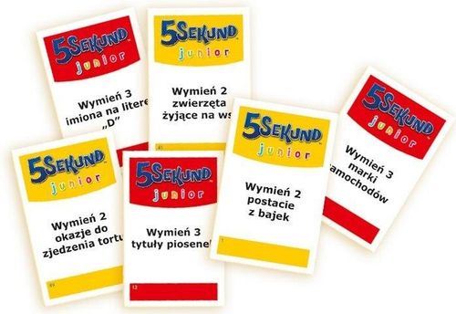 TREFL 5 SEKUND JUNIOR - GRA PLANSZOWA na Arena.pl