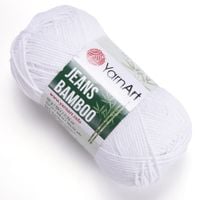 Włóczka YarnArt Jeans Bamboo 101 ( 1 szt )