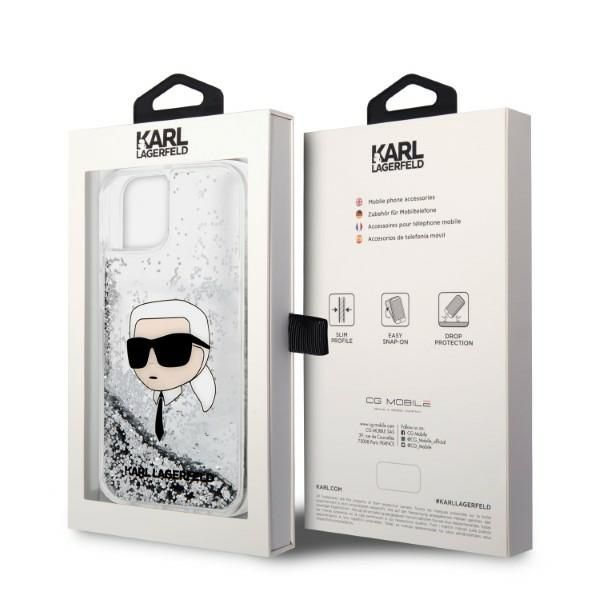Etui Karl Lagerfeld do iPhone 15 Plus, iPhone 14 Plus, Srebrny zdjęcie 8