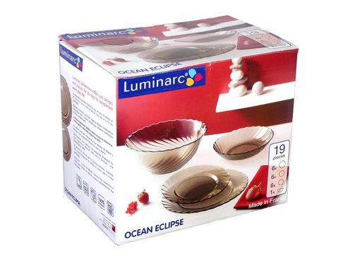 Serwis obiadowy 19-el. OCEAN ECLIPSE LUMINARC na Arena.pl