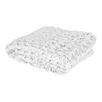 Koc Rose Grey gruby 180x130 cm