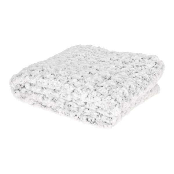 Koc Rose Grey gruby 180x130 cm zdjęcie 1