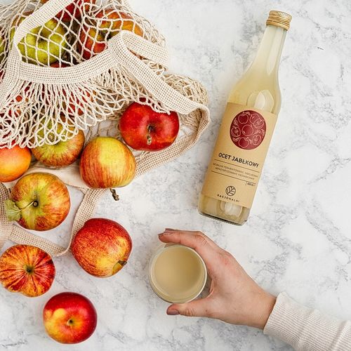 Ocet jabłkowy Racjonalni 500 ml NIEPASTERYZOWANY Żywy 100% NATURY na Arena.pl