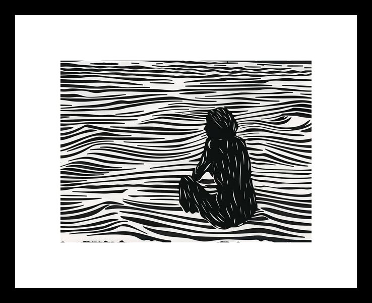 Plakat 18x13cm Złożone Fluidalne Linie zdjęcie 3