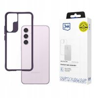 Satynowe etui na Samsung Galaxy S24 - 3mk Satin Armor Case+ Purple