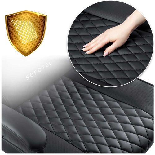 Fotel biurowy Sofotel Werona - czarny - 2581 na Arena.pl