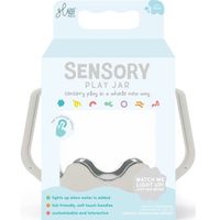 GLO PALS Świecący Słoik sensoryczny do napełnienia wodą - szary Cozy Cloud