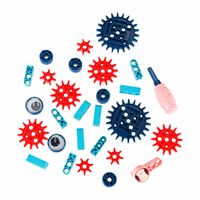 ZESTAW KONSTRUKCYJNY Z RUCHOMYM SILNIKIEM