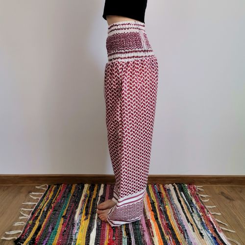 Spodnie Kuloty - Arafaty - Bordowe | Indie na Arena.pl