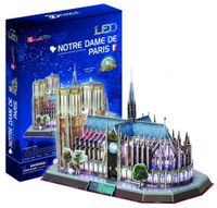 PUZZLE 3D DLA DOROSLYCH Katedra Notre Dame LED