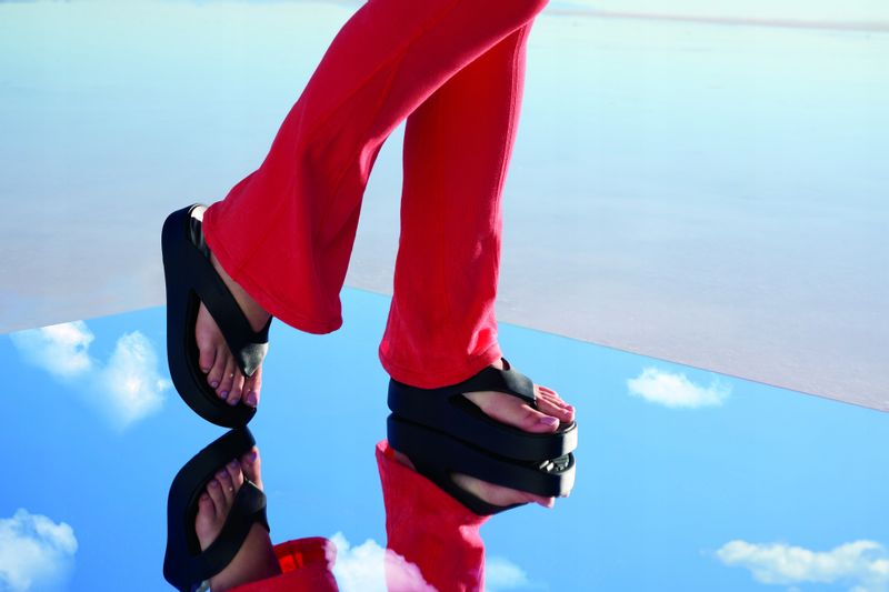 Damskie Buty Japonki Klapki Crocs Gataway Platform 209410 Flip 41-42 zdjęcie 9