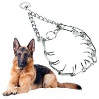 KOLCZATKA półzaciskowa dla średniego dużego psa obroża treningowa L