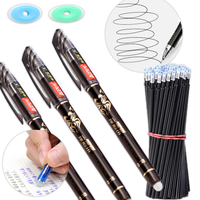 Długopis Ścieralny Zmazywalny Czarny  Gumka  Znika Ścieralny Zestaw  85SZT