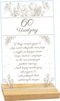 STATUETKA RAMKA na 60 urodziny twoja personalizacja prezent nadruk UV