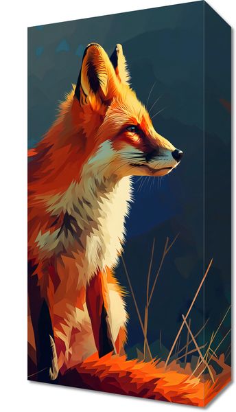 Obraz 20x40cm Spojrzenie Lisicy zdjęcie 1
