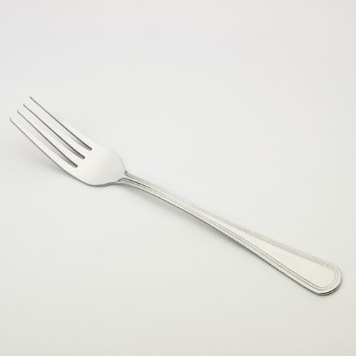 WIDELCE OBIADOWE STOŁOWE DO OBIADU SREBRNE KOMPLET 6 SZT STAL NIERDZEWA na Arena.pl