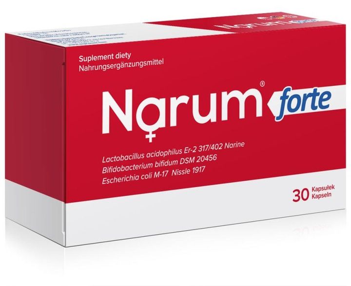 Suplement diety Narum Forte probiotyki 30 kapsułek zdjęcie 1