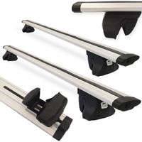 Uniwersalny bagażnik bazowy na relingi standardowe i zintegrowane AMOS ALFA Belki Aluminiowe Dynamic 120cm