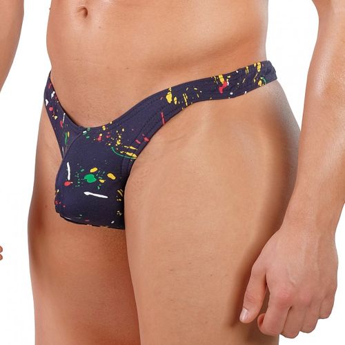 Stringi męskie GMW LITE Splash! Navy L na Arena.pl