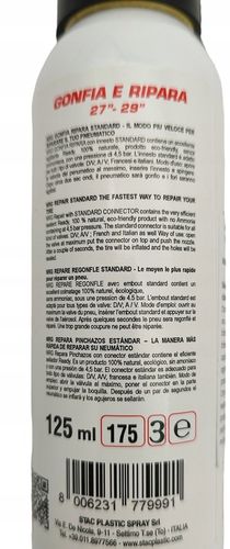 Uszczelniacz do dętek i opon SPRAY ROWERY GÓRSKIE MTB 125ml NRG na Arena.pl