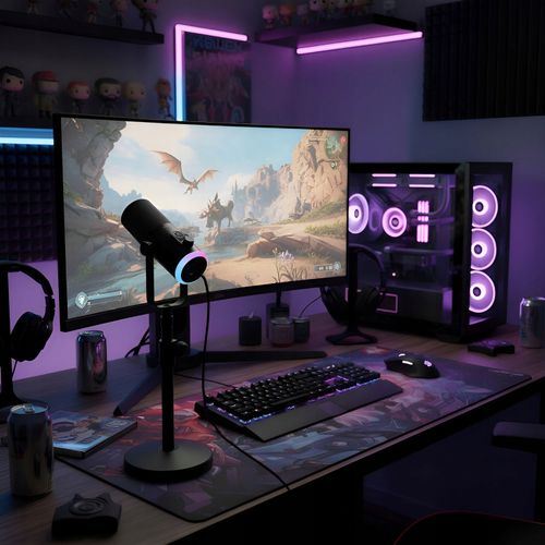 Mikrofon Mozos GM-ONE-BK dynamiczny mikrofon studyjny USB-C i XLR na Arena.pl