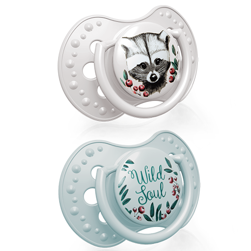 LOVI Smoczek silikonowy dynamiczny 6-18m 2 szt  Wild Soul Boy na Arena.pl