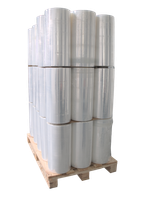 paleta 45 szt. folia stretch maszynowa 30 my 18 kg 160% transparent