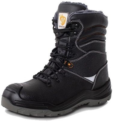 Wysokie buty robocze męskie Zimowe Ocieplane Trzewiki Wodoodporne z NOSKIEM na Arena.pl